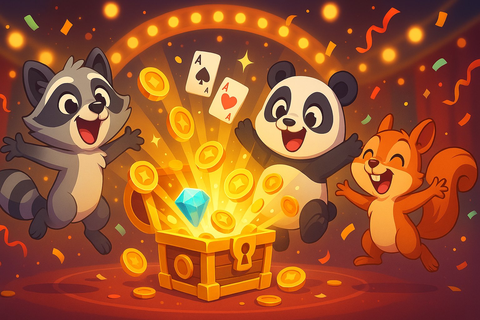 Tampilan permainan slot online di platform bambu188